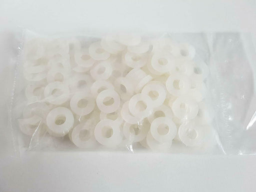 100 Stck Gummischeiben Unterlegscheiben Gummi Gummiunterlegscheiben 3 mm nach Auswahl TRANSPARENT