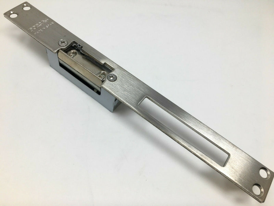 Türöffner, Rechts E-Öffner 6-12V,Flachblech 250/25mm mechanischer Entriegelung