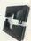 1x 30 mm Abdeck Rosette eckig Rechteckrohre Quadratrohre Abdeckrosette