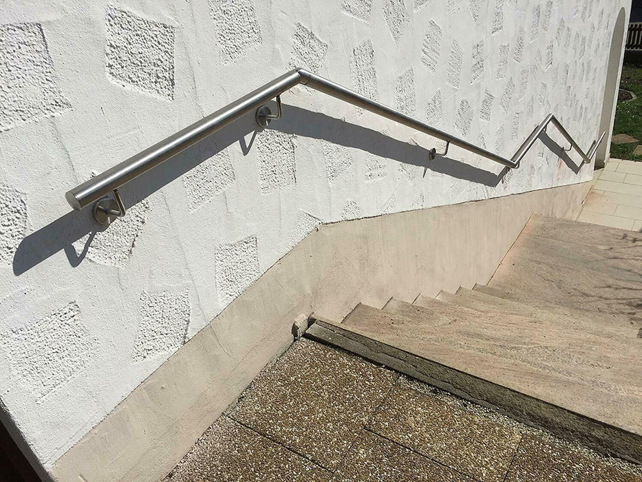 Geländer Handlauf Edelstahl Treppe Brüstung Balkon Bausatz Aufmontage Terrasse