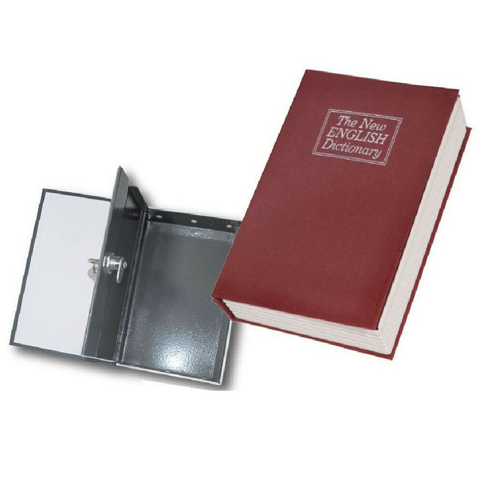 Büchersafe mit Schlüssel Buchattrappe Tresor Safe Buch Geheimversteck Buchtresor