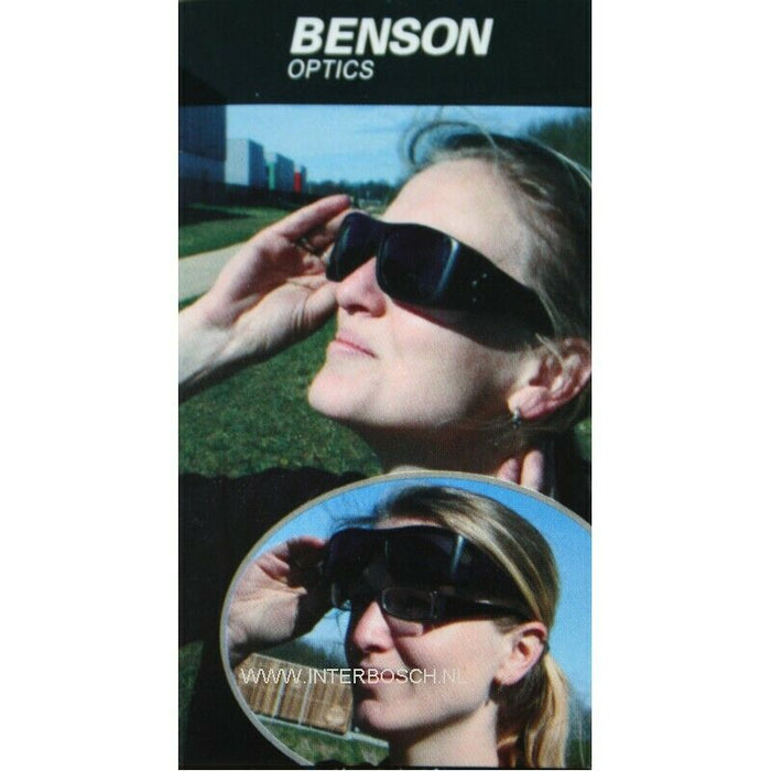 Sonnen-Überbrille 100 % UV Polarisiert f. Brillenträger Polbrille matt schwarz