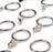 10x Mehrzweck Vorhang Clip Gardinenstange Gardinen Vorhangringe mit Clips 3/4 Z