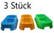3x 25x14 cm Haustier Katze Hund Essen Futterspender Faltbar Becher HUNDEKORB
