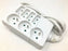 3fach Schuko Doppel Steckdosen Adapter Stecker EU Kupplung Frankreich/Belgien ACHTUNG: NUR FÜR FRANKREICH UND BELGIEN GEEIGNET (Multi Verteiler)