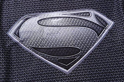 Cody Lundin Mens Super Hero Fitness T-Shirt Männer Kompression Joggen Bewegung ausführen Kurzarm (M, Black-Grey)