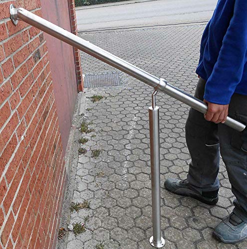 Edelstahl Handlauf EingangsgelÃÂ¤nder GelÃÂ¤nder Treppe Wandhandlauf BrÃÂ¼stung DIN 42