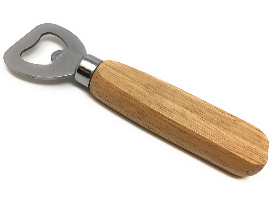 10x Flaschenöffner Holz Bieröffner Kapselheber Kronkorkenöffner mit Holzgriff
