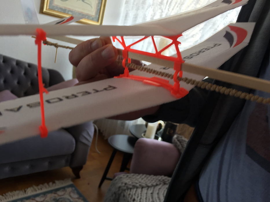 Bayram Spielzeug-Flugzeug Mit Gummimotor - 50x43cm Flugzeug Gummiband Motor Kit