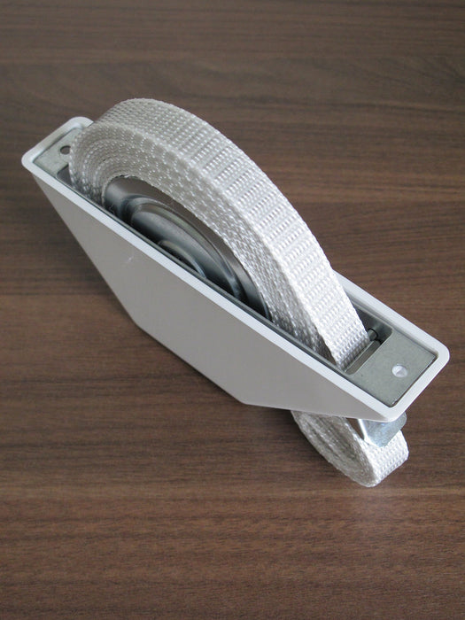 Selve Mini - Halbeinlass - Strap Coiler, Weiß Made in Germany